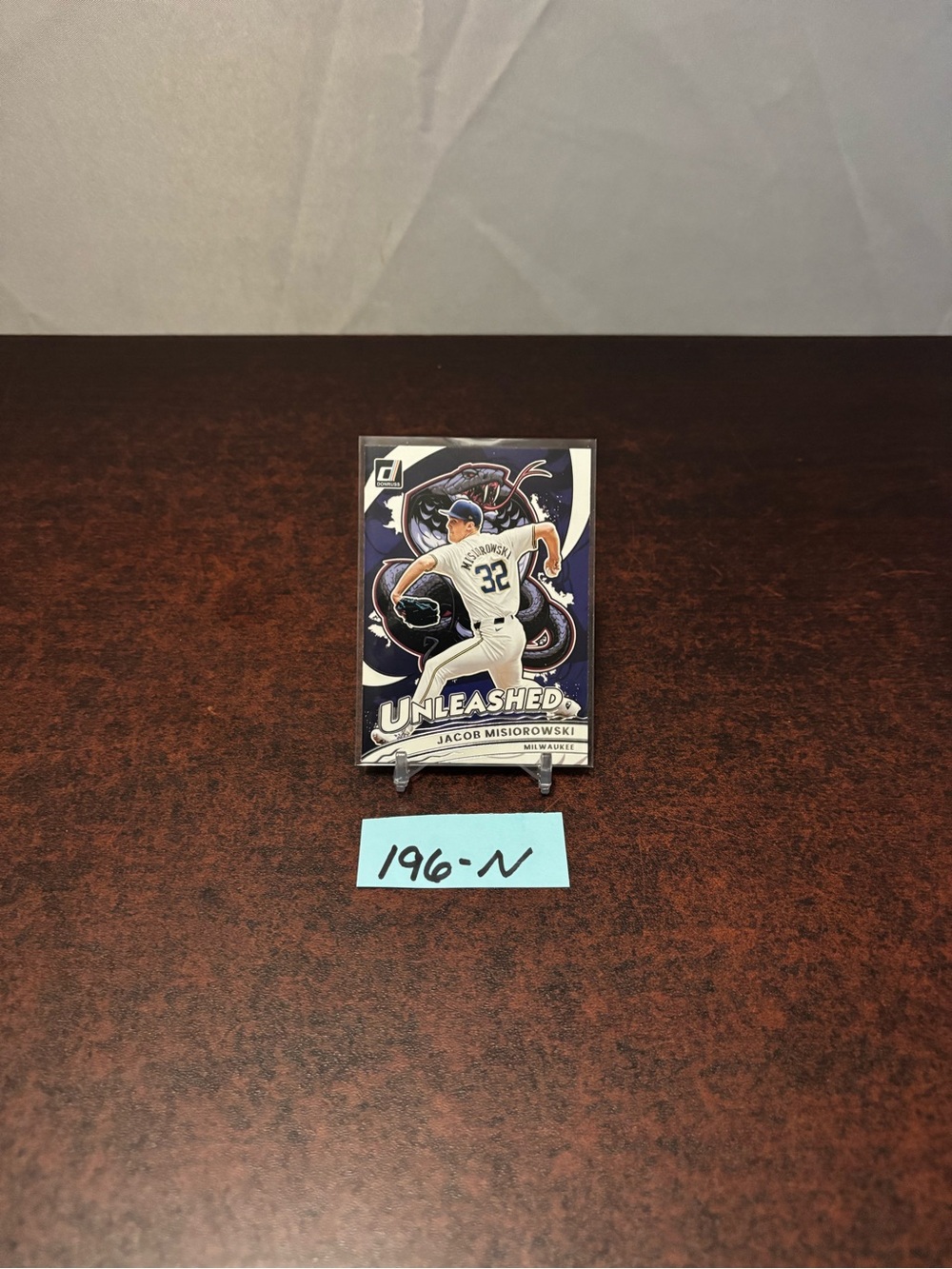 Jacob Misiorowski 2026 DonRuss unleashed baseball card #11 Milwaukee Brewers